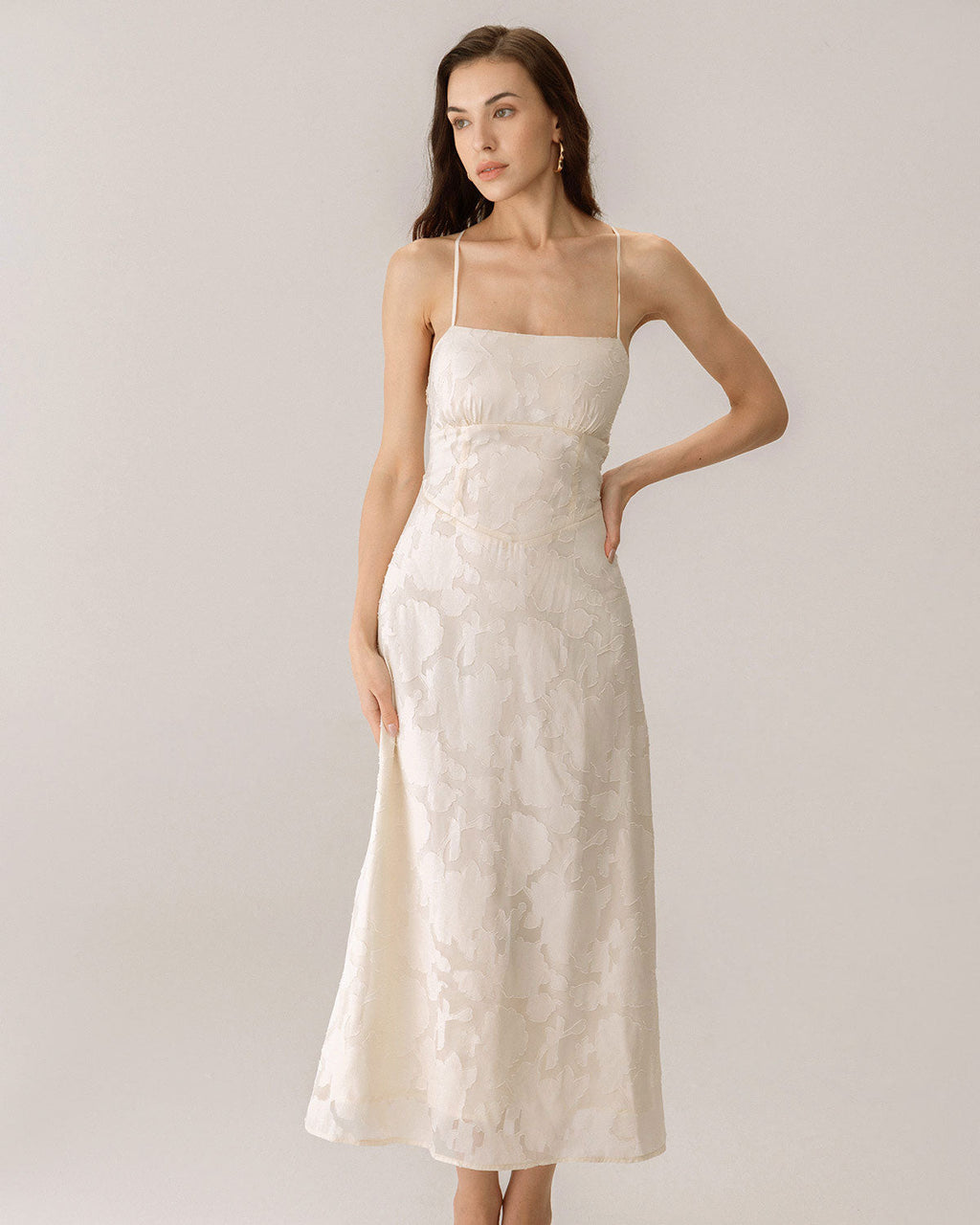 Midnight Jacquard Maxi Dress