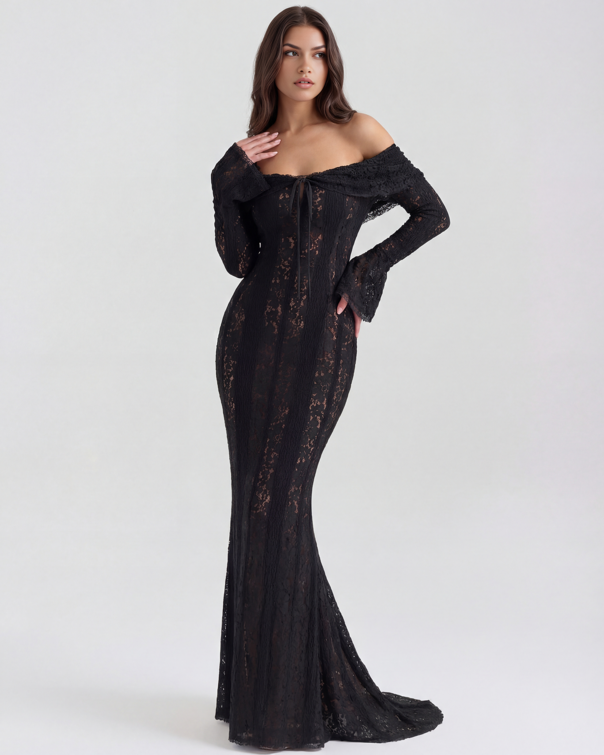 Alessandra Maxi Dress - Black