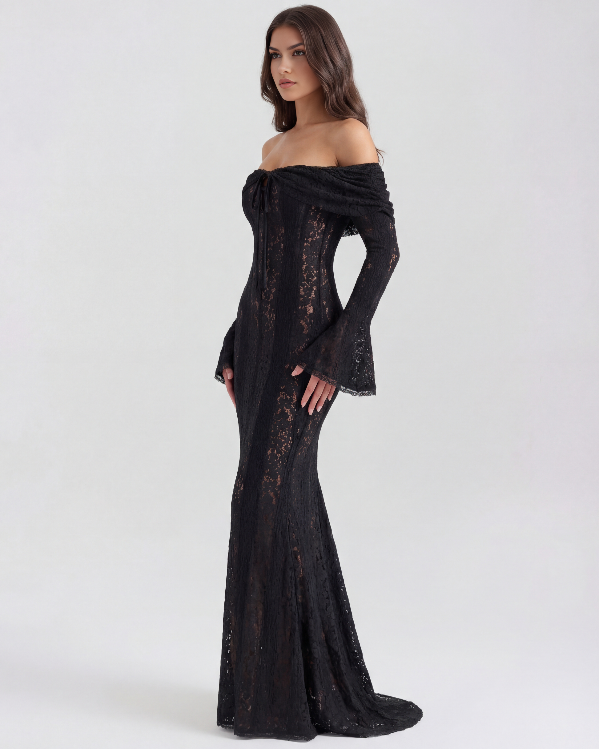 Alessandra Maxi Dress - Black