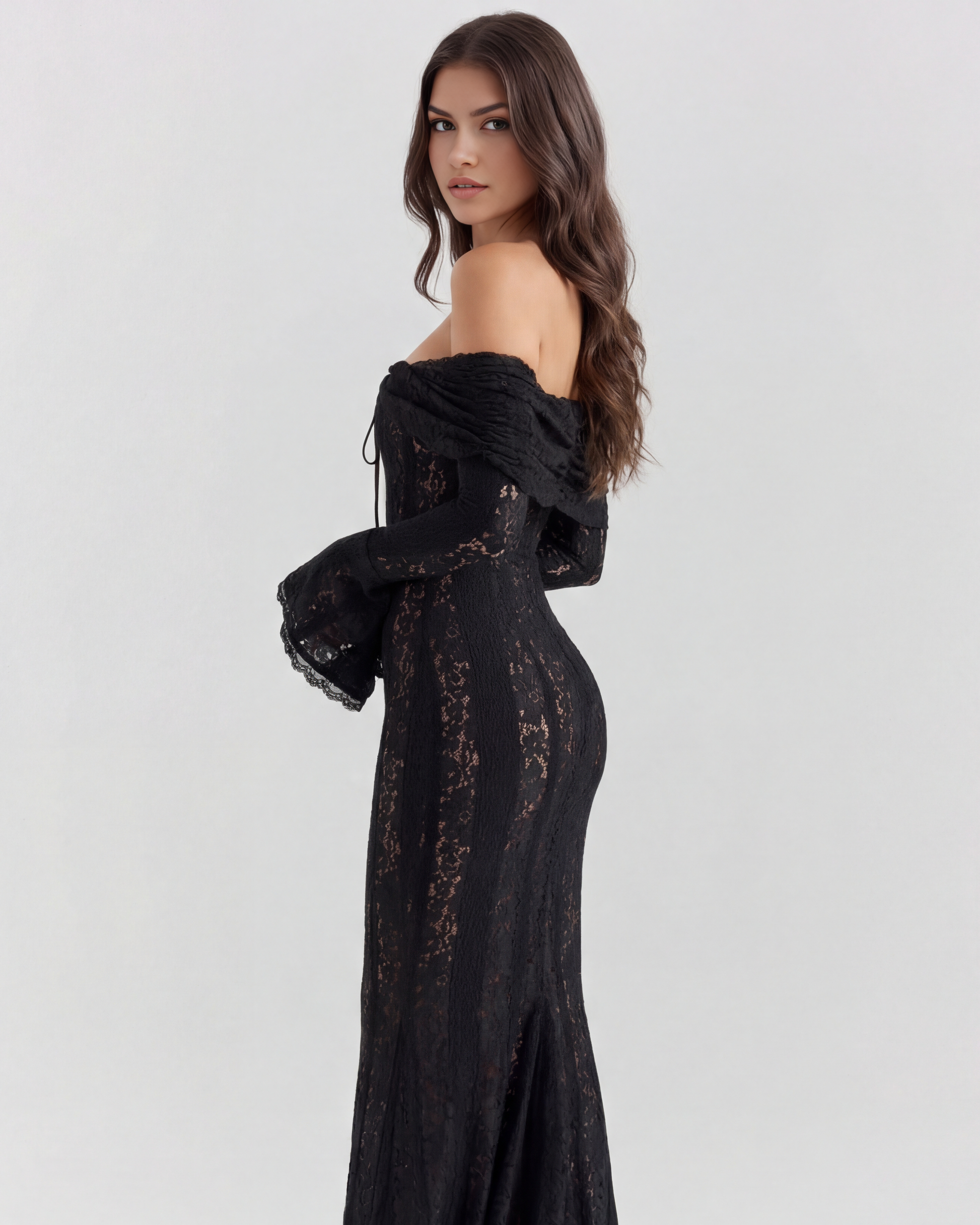 Alessandra Maxi Dress - Black