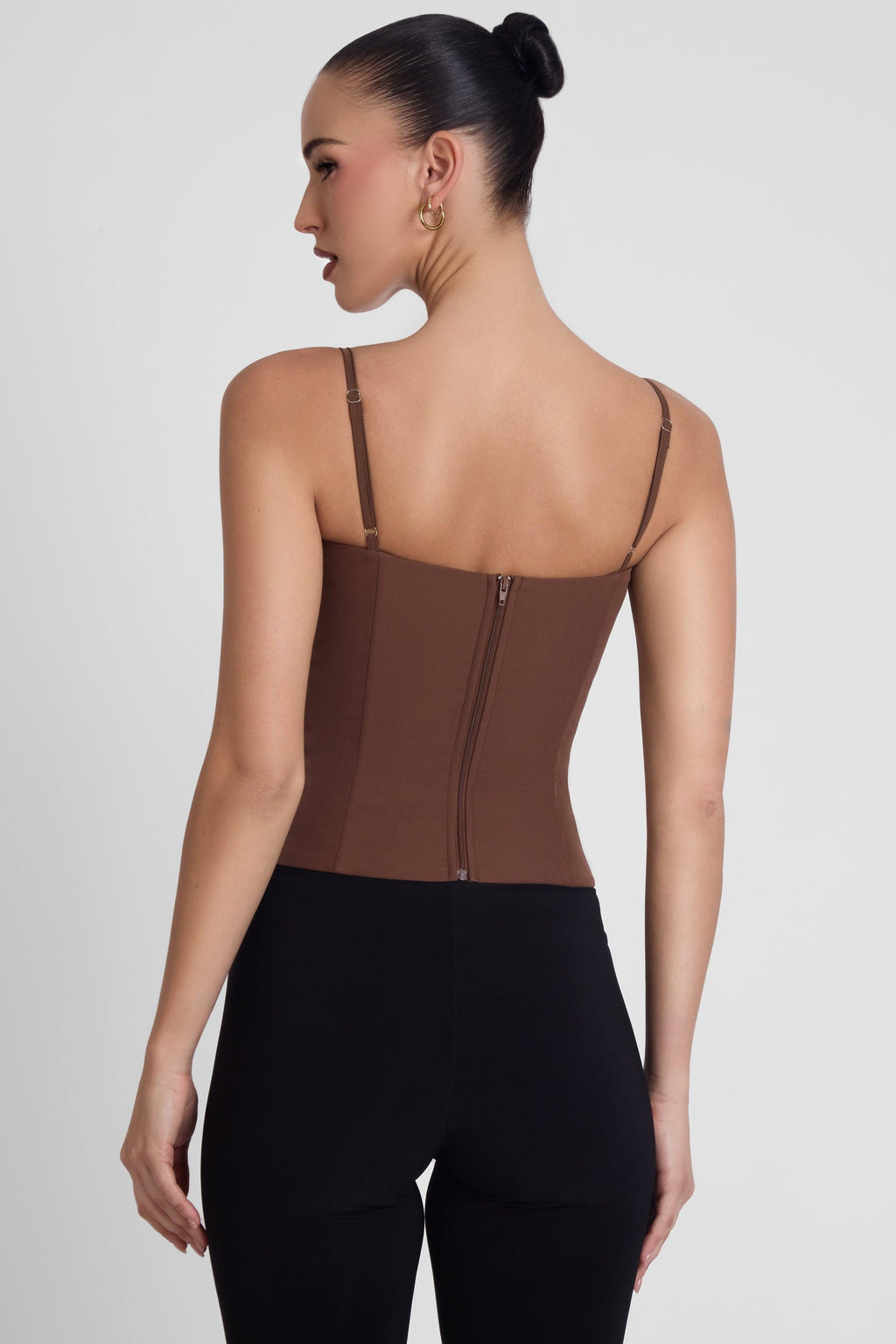 Bali Bustier Corset Top - Brown