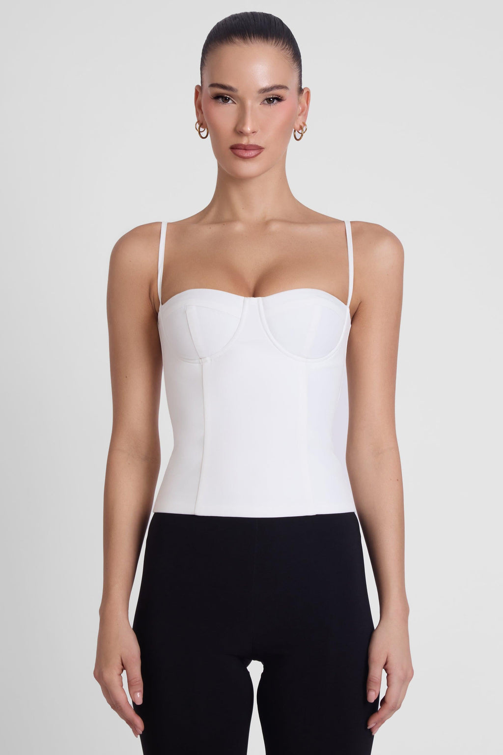 Bali Bustier Corset Top - White