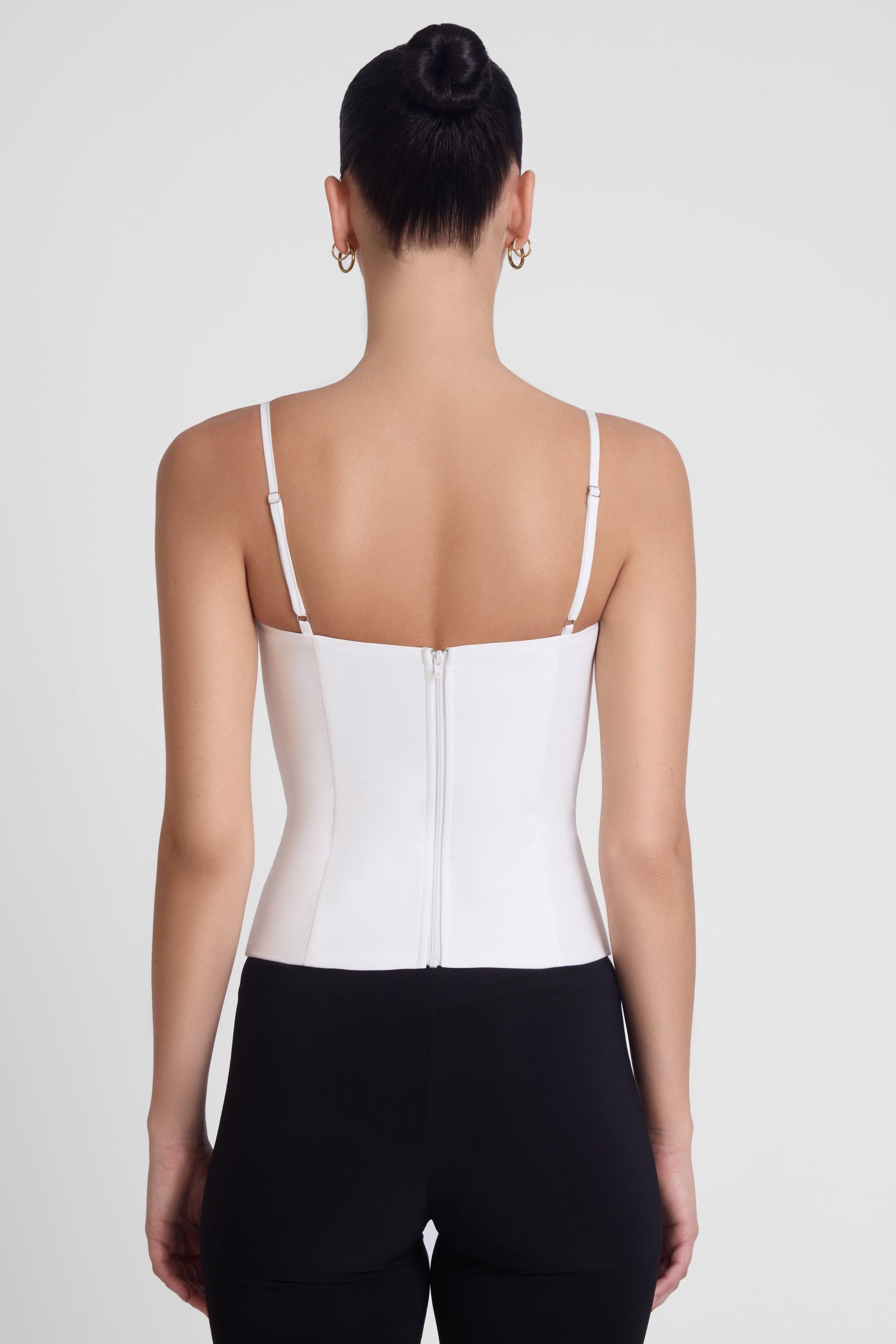 Bali Bustier Corset Top - White