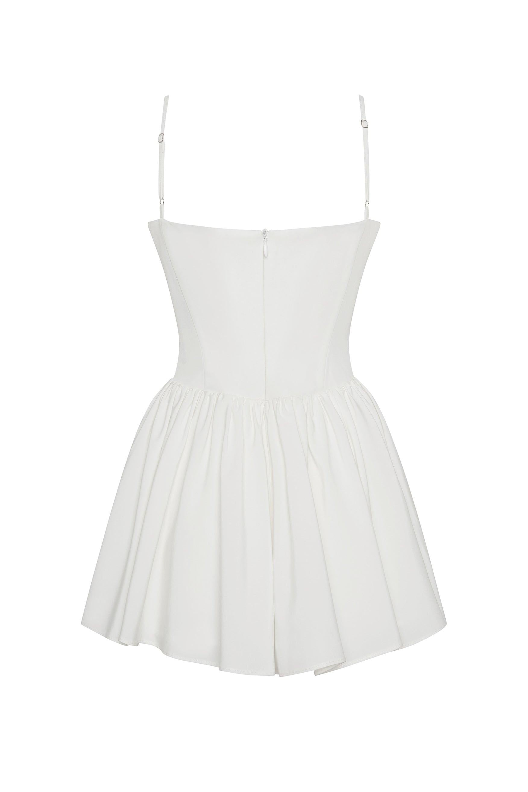 Bellini Bustier Mini Dress - White