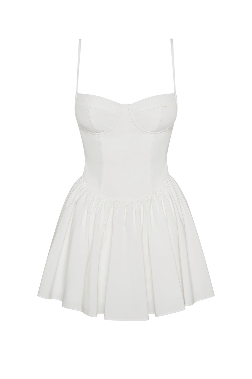 Bellini Bustier Mini Dress - White