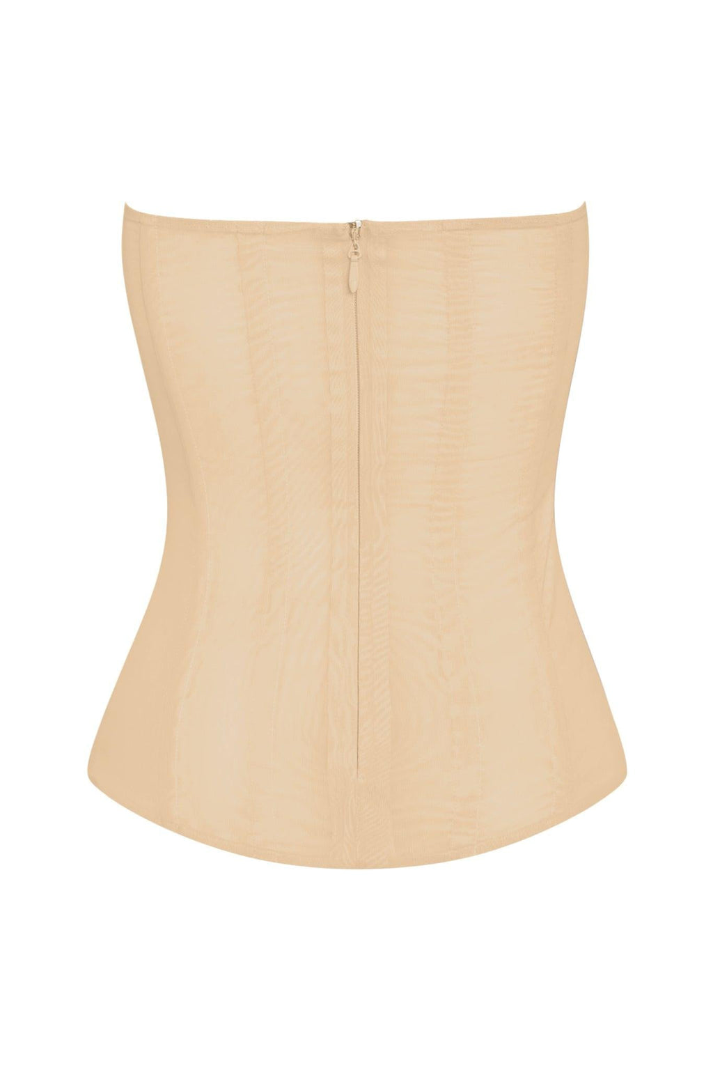 Muse Mesh Corset Top - Tan