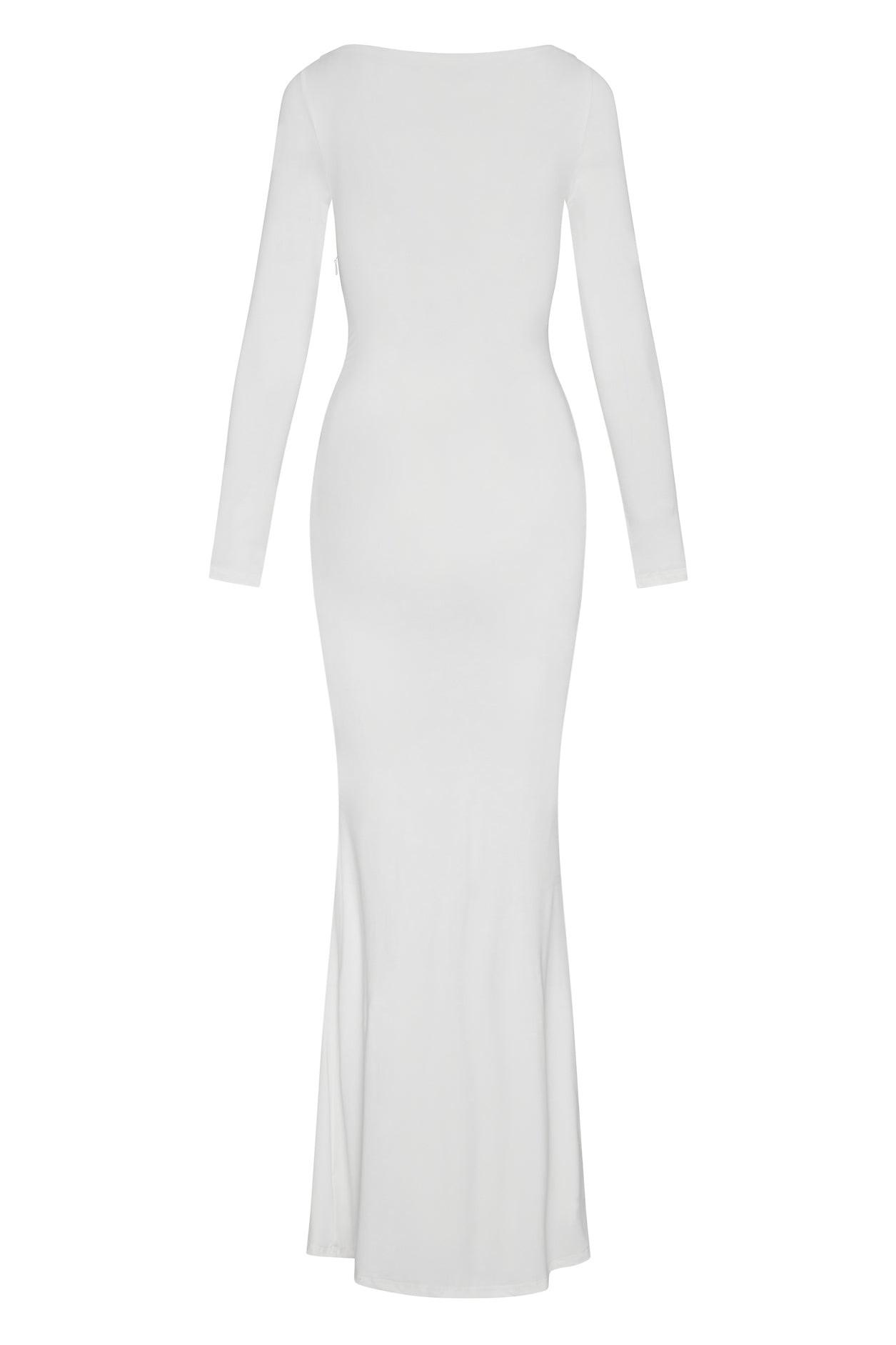 Oasis Knot Maxi Dress - White