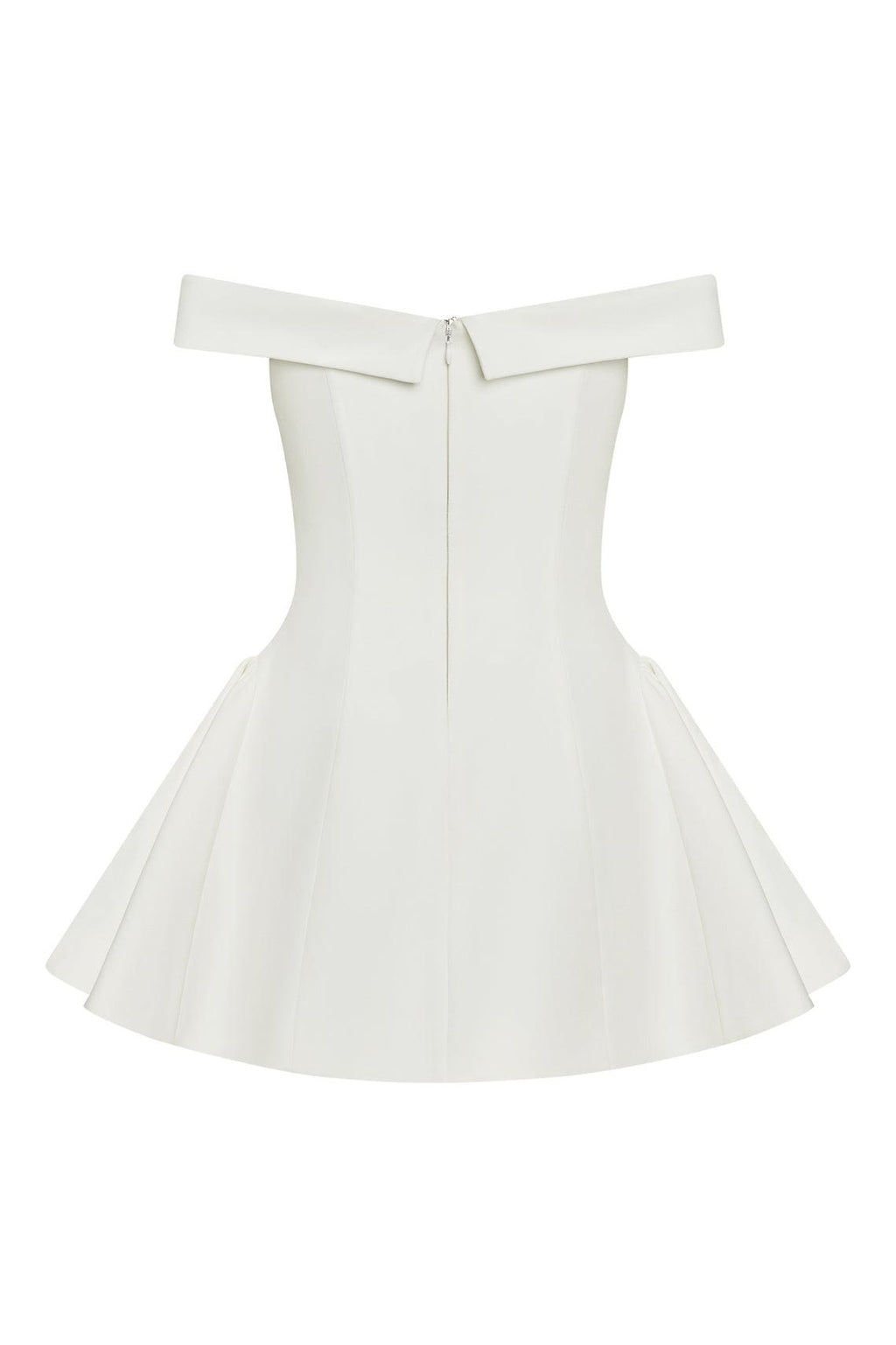 Raquel Babydoll Corset Mini Dress - White