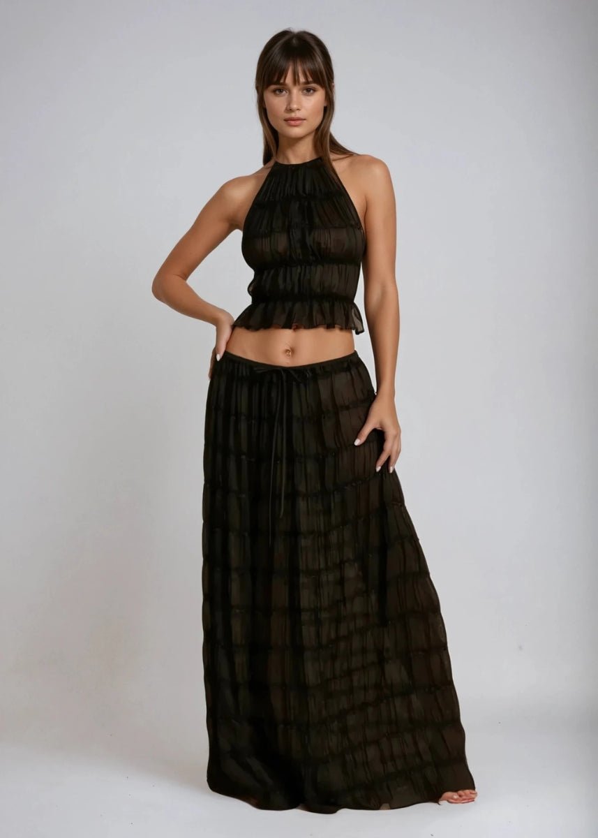 Clara Summer Set – French-Inspired Two-Piece Set