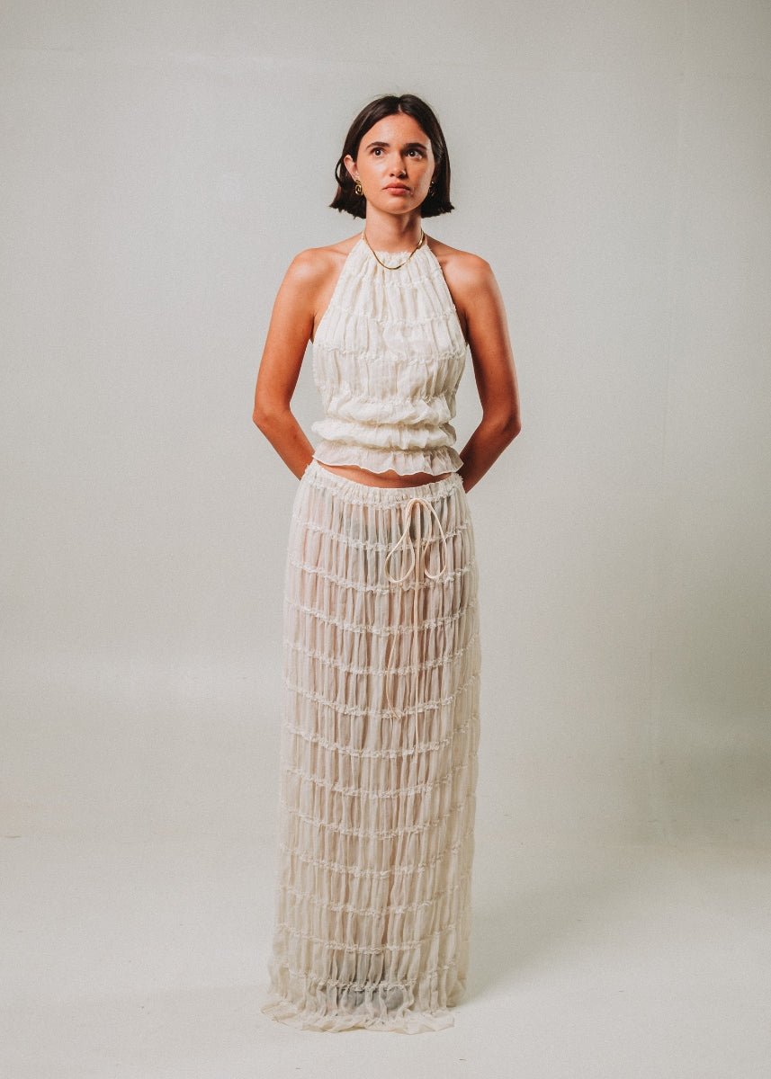 Clara Summer Set – French-Inspired Two-Piece Set