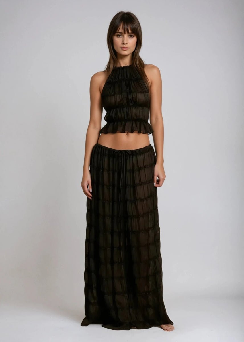 Clara Summer Set – French-Inspired Two-Piece Set