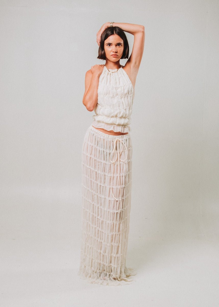 Clara Summer Set – French-Inspired Two-Piece Set