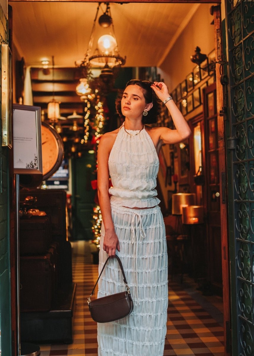 Clara Summer Set – French-Inspired Two-Piece Set