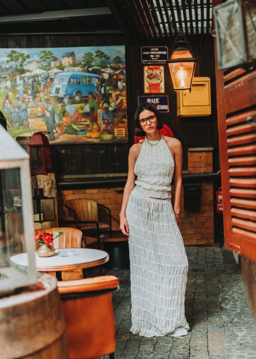 Clara Summer Set – French-Inspired Two-Piece Set