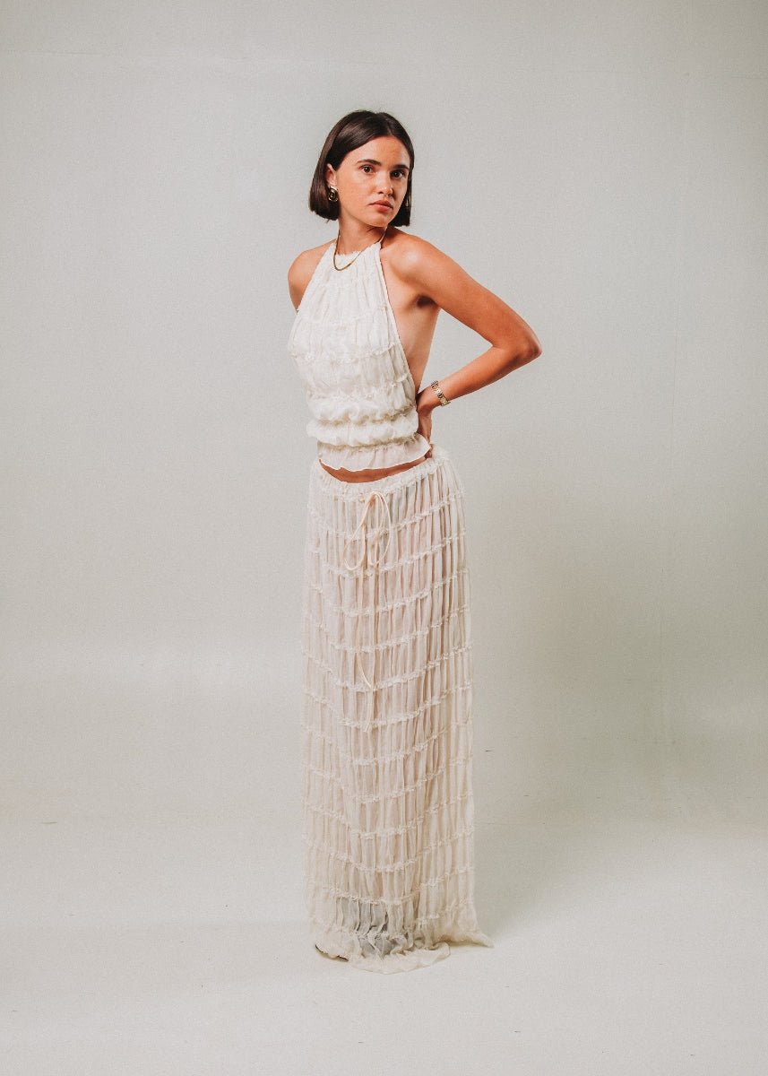 Clara Summer Set – French-Inspired Two-Piece Set